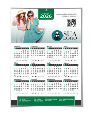 Calendário de Parede A3