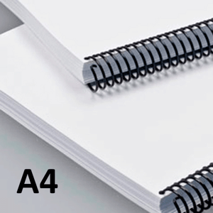 Encadernação Espiral A4 Espiral e Capas em PVC (A4) 210X297mm    