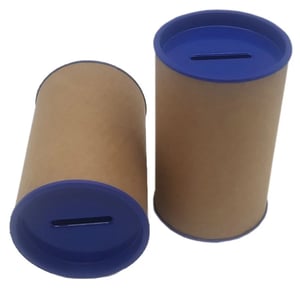 Cofrinho de Papelão Tampa e Base