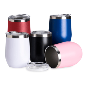 Copo Térmico de Aço Inoxidável - 350ml Aço inoxidável 9x11,5cm 1x0 - Impressão a Laser Aço inoxidável Aço Inoxidável 