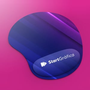 Mouse Pad Ergonômico Tecido Neoprene 20x25cm 4x0 Colorido Frente Sublimação Ergonômico 