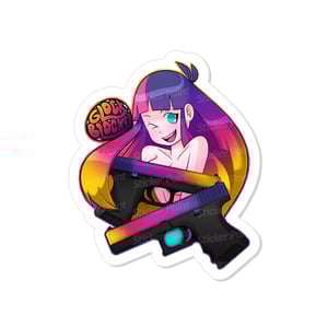 Glock Fade CSGO Vinil 7,5 x 6,2 cm  Corte Total Tinta Eco Solvente 