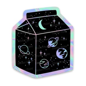 GALAXY JUICE Vinil 7~9 cm 4x0 Corte Total Tinta Eco Solvente Holográfico