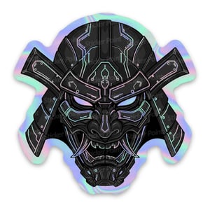 SAMURAI Vinil 7~9 cm 4x0 Corte Total Tinta Eco Solvente Holográfico