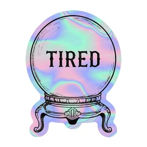 TIRED HOLO Vinil 7~9 cm 4x0 Corte Total Tinta Eco Solvente Holográfico