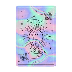 COSMIC HOLO Vinil 7~9 cm 4x0 Corte Total Tinta Eco Solvente Holográfico