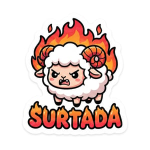SURTADA Vinil 7~8 cm 4x0 Corte Total Tinta Eco Solvente Fosco