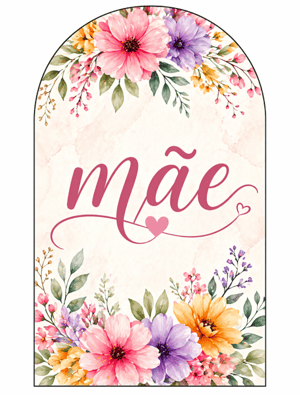 Capa Decoração Dia das Mães Painel Romano - Veste Fácil