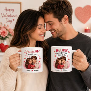 Caneca de Porcelana Personalizada com Foto, Nome e Frase