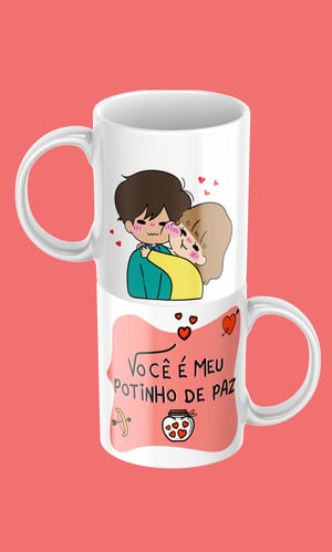 Caneca de Porcelana Personalizada Dia dos Namorados