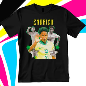 Camiseta Endrick Personalizada DTF em Algodão | Alta Qualidade