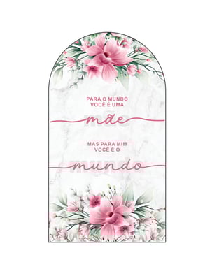 Capa Decoração Dia das Mães Painel Romano - Veste Fácil