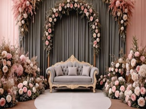 Fundo Fotográfico Floral FL4541 Tecido Helanca Premium    Overloque 