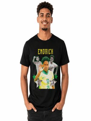 Camiseta Endrick Personalizada DTF em Algodão | Alta Qualidade Algodão