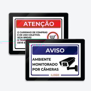 PLACA Placa Ps Poliestireno 40X30cm 4x0 Adesivo Corte Reto 