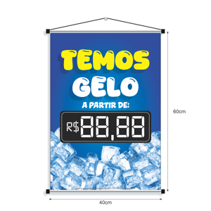 Banner temos gelo