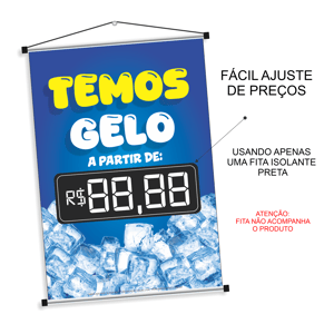 Banner temos gelo