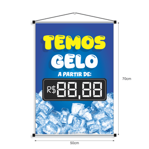 Banner temos gelo