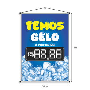 Banner temos gelo