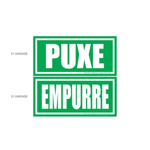 KIT ADESIVOS PUXE E EMPURRE