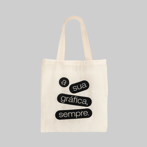 BOLSA ECO BAG Algodão Cru   Silk e DTF  