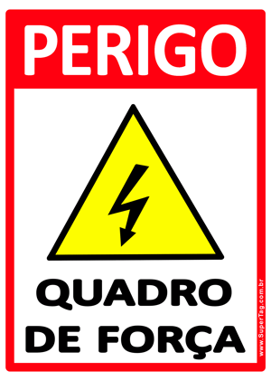Placa de PVC - Tamanho Padrão