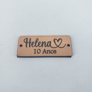 Plaquinha Etiqueta Plástico ABS - Personalizada