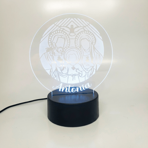 Luminária de Acrílico com Iluminação LED - Personalizada