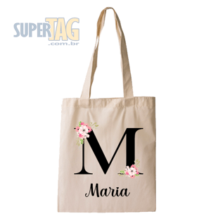 Sacola de Algodão Personalizada - Ecobag Algodão Crú     