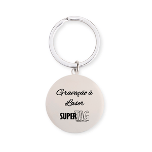 Chaveiro de Inox - Personalizado - Mod. 18823