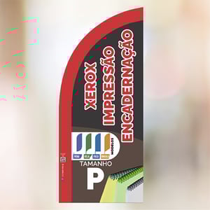 Tecido Wind banner P Tecido Oxford 134 x 155 cm frente e verso  Costurado Apenas o tecido