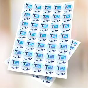 Etiquetas Couchê Adesiva 7x7 Papel Couche Folha A3 7x7 cm    