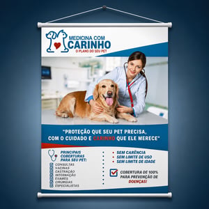Banner 90x120 Lona 440g 90x120 4x0  Madeira e cordinha 