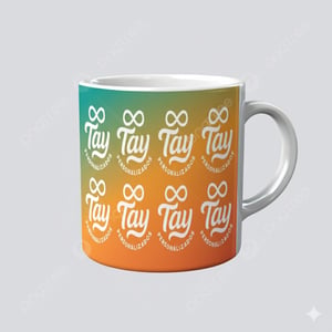 Caneca Personalizada Porcelana 96x150mm Branca Sublimação  