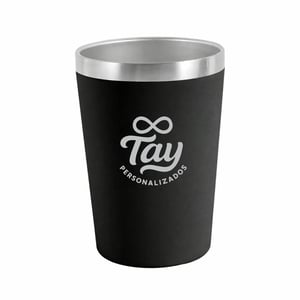 Copo Térmico 360ml com Gravação à Laser Aço Inoxidável 360ml  Gravação à Laser Colorido Inclui tampa emborrachada