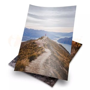 Papel Fotográfico A4 Papel Fotográfico 130g 21x30 Frente Colorida e verso em branco Brilho  