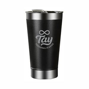 Copo Térmico 473ml com Gravação à Laser Aço Inoxidável 473ml  Gravação à Laser Colorido Inclui tampa e abridor de garrafas
