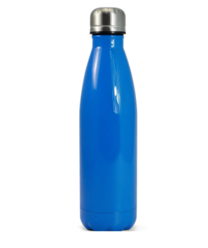 Garrafa Térmica 500ml Personalizada Aço Inoxidável 500ml  Gravação à Laser Colorido brilhante Inclui tampa emborrachada