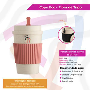 Copo Eco - Fibra de Trigo