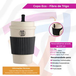 Copo Eco - Fibra de Trigo