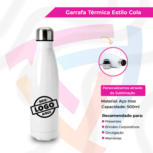 Garrafa Térmica Estilo Cola 500ML