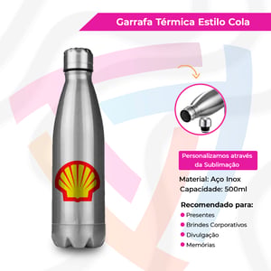 Garrafa Térmica Estilo Cola 500ML