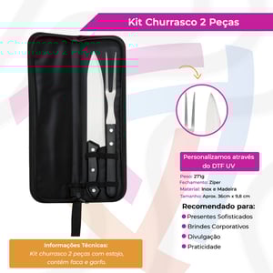 Kit Churrasco 2 Peças