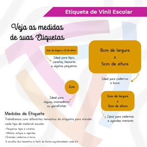 Etiqueta de Vinil Escolar