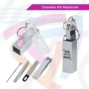 Chaveiro Kit Manicure Personalizado