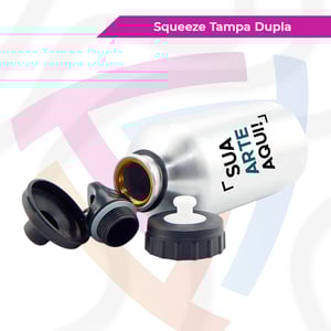 Squeeze Tampa Dupla Personalizada