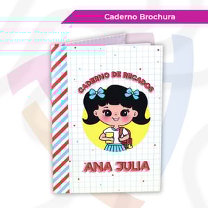 Caderno Brochura Personalizado     Brochura Criação de Arte
