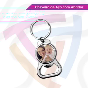 Chaveiro de Metal Personalizado Metal     Criação de Arte