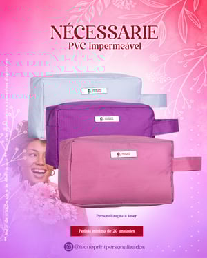 Nécessarie PVC Impermeável PVC resistente à água 11,5cm x 20cm    Plaquinha Metálica