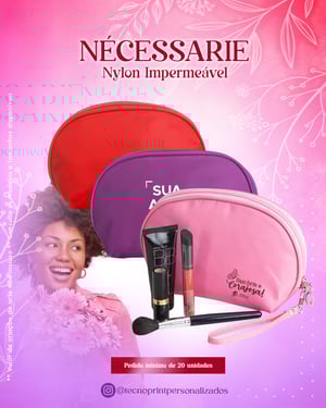 Nécessarie Impermeáveal Nylon Impermeável 13cm x 21,5cm    